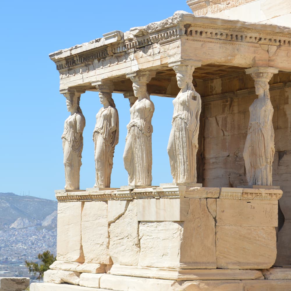 Parthenon on the Acropolis hill in Athens